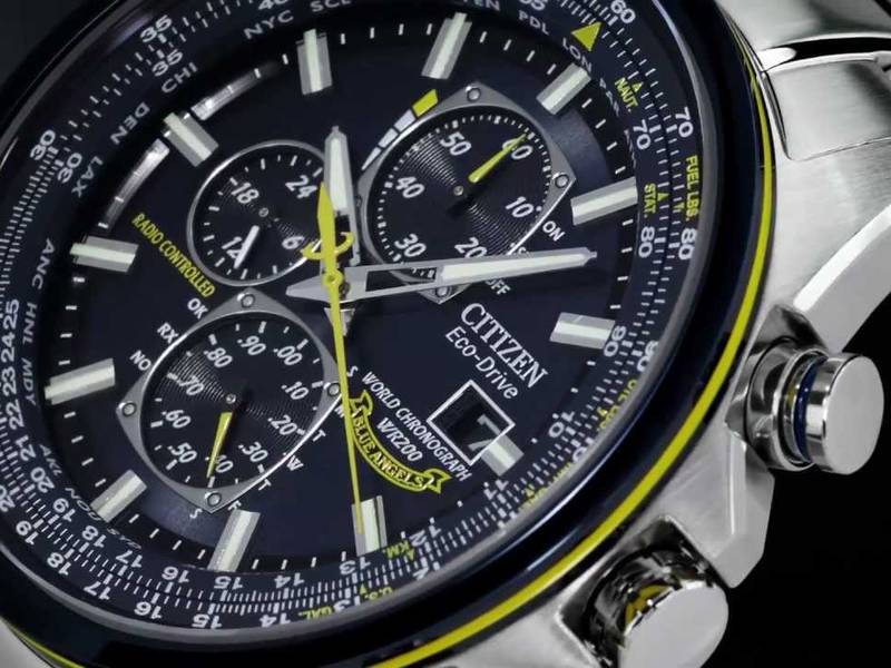 Citizen Eco-Drive Blue Angels World Chronograph A-T - Watches Under 500